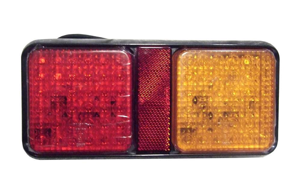 LED oblong stop/tail/indicator & reflector - 10-30v