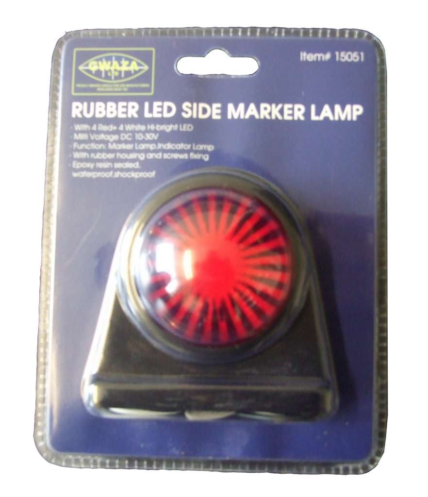 RUBBER LED SIDE MARKER LAMP UNIT #15051