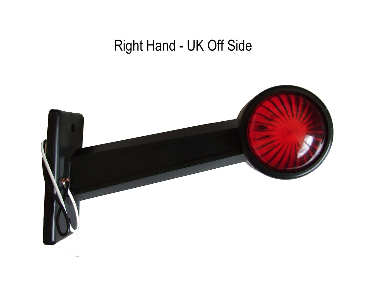 LED Red/Clear Stalk Marker R/H