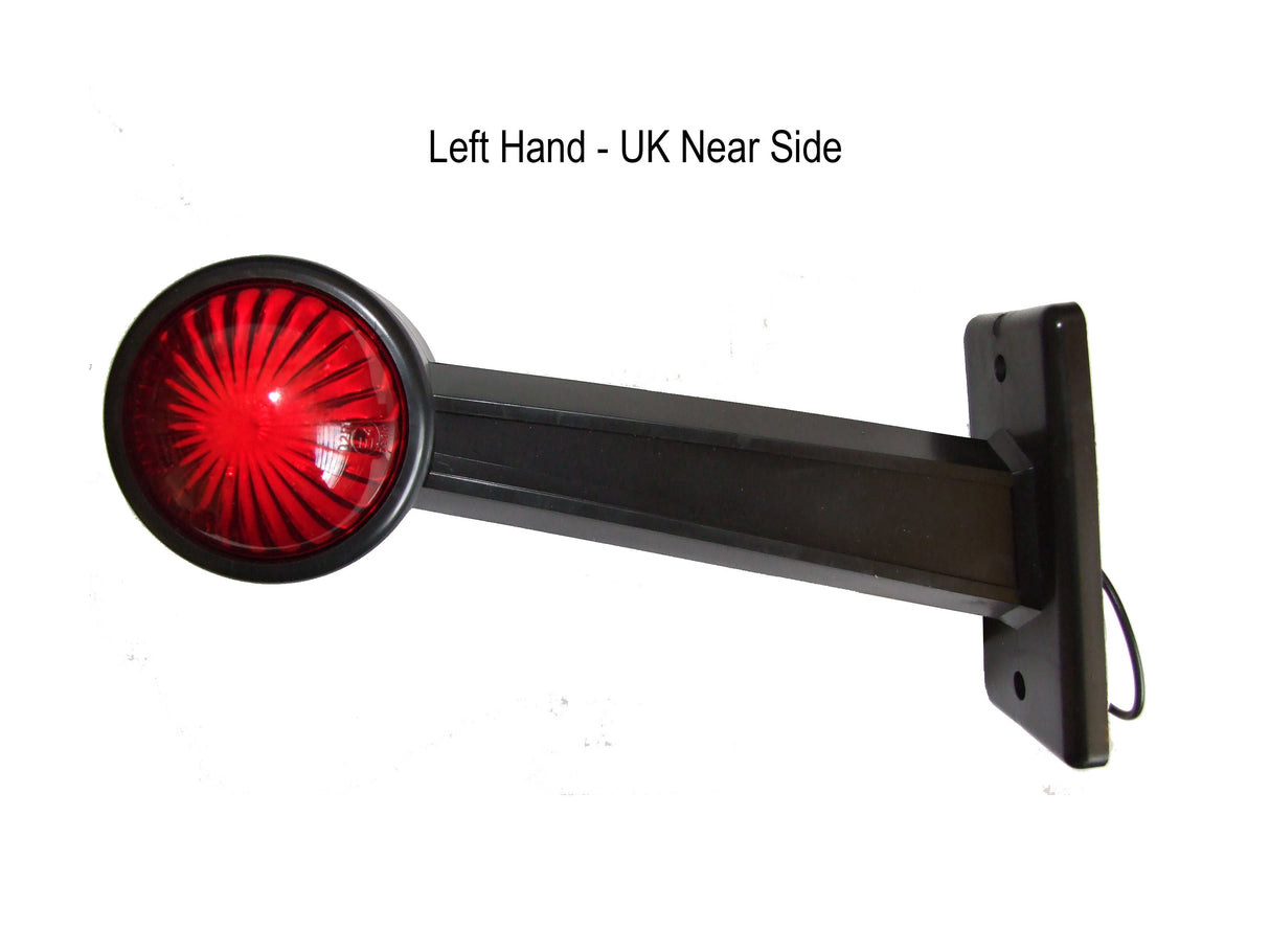 LED red/clear stalk marker L/H