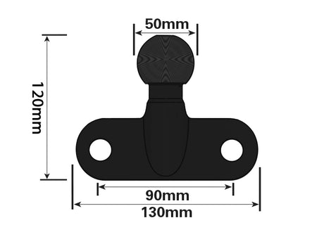 50MM TOWBALL E APPROVED - STANDARD - MP5003B