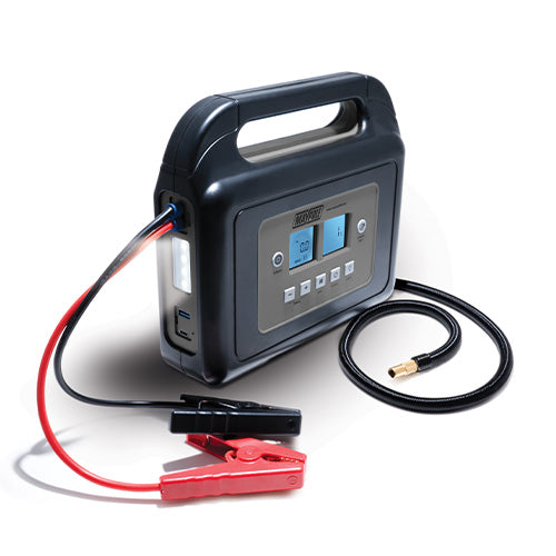 800A Lithium Ion Power Pack Battery Booster & Air Compressor