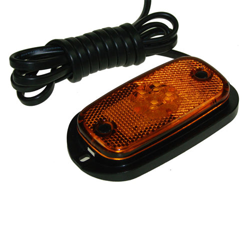 Perei 12/24V Amber LED Side Marker Lamp