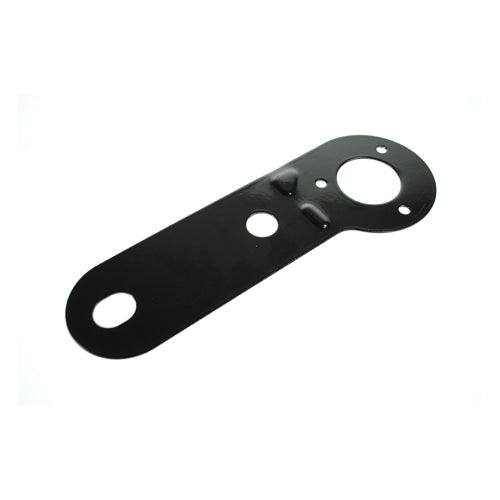 Single Towbar Electrics Socket Mounting Plate (1.75mm Coated Steel)