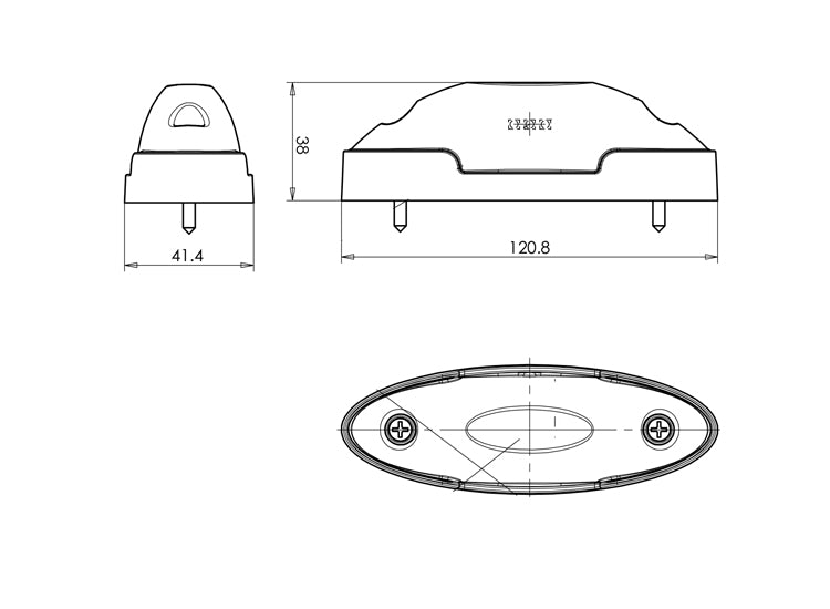 Ifor Williams HB506 511 Compatible LED rear outline marker