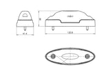 Ifor Williams HB506 511 Compatible LED rear outline marker