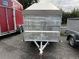 Brand New CLH 7ft 6" x 4ft 6" Lift Lid Unbraked Livestock Canopy Trailer